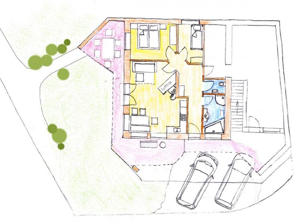 Ferienwohnung Bergblick Filzmoos Ruang foto